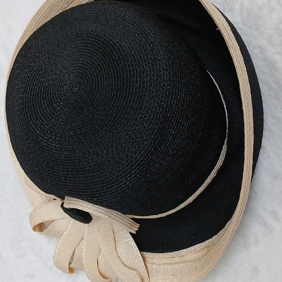 Yves Saint Laurent YSL Straw Vintage Pretty Woman Derby Hat main image 6
